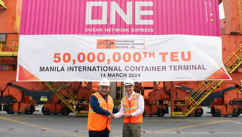 MICT welcomes 50-millionth TEU