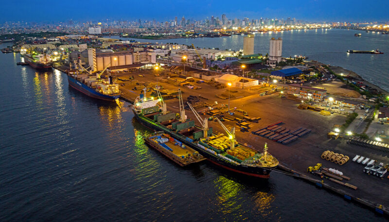 Exit Manila Harbor Center, enter Manila Multipurpose Terminal