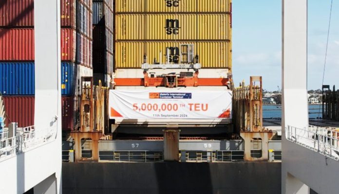 VICT hits 5M TEU milestone